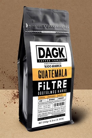 Filtre Kahve Guatemala 250gr Öğütülmüş